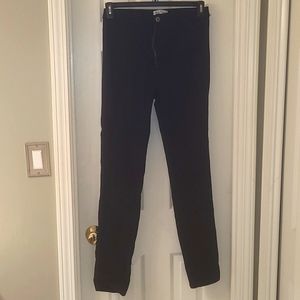 Black stretch skinny pants